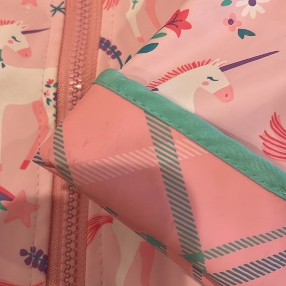 Stephen Joseph matching raincoat & umbrella - size 4/5 - Picture 7 of 8